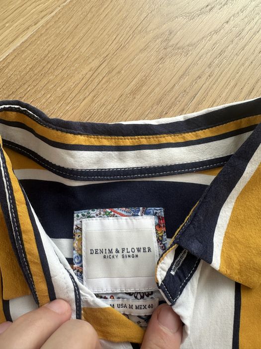 Camasa de vara Denim&Flower, culoare mustarie, marimea S