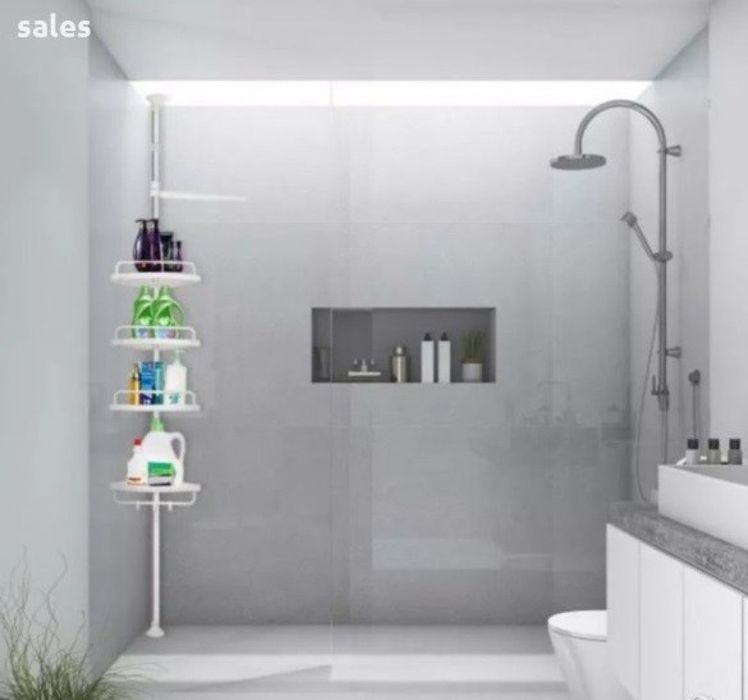 Етажерка за баня – ъглова