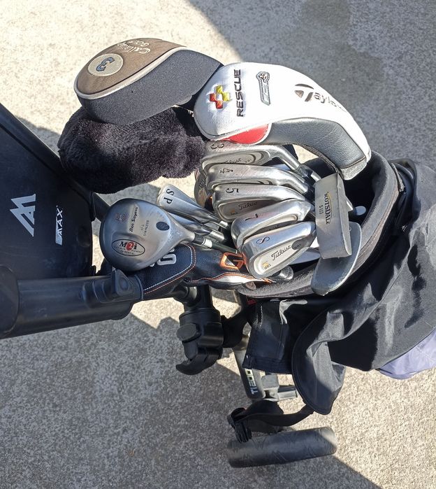 crose golf cu husa și carucior