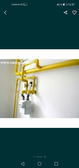 Proiect și instalatie gaz