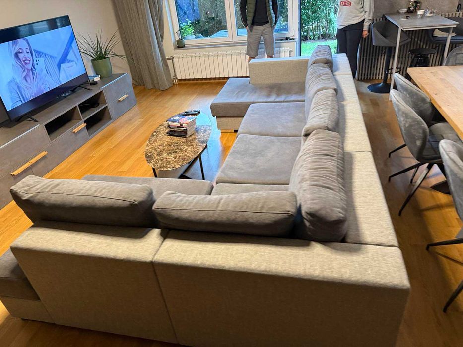 П образен диван + задна табуретка