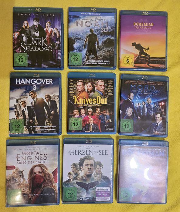 Филми на dvd и bluray на немски и английски