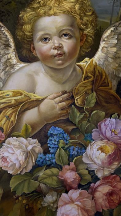 Картина ангел масляными красками