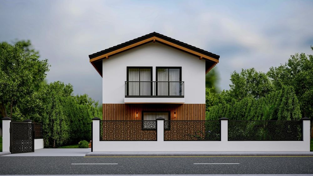 От собственик: Нова модерна къща "до ключ" в с. Пчелище – дом, проекти