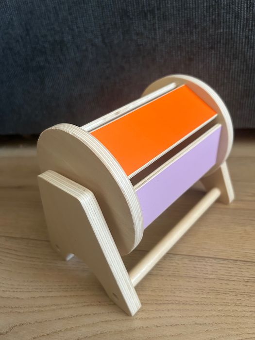 Montessori Joybex- Дървена въртяща се играчка със звънче
