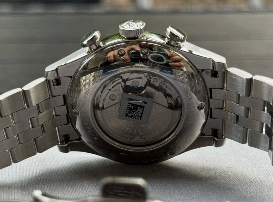 Швейцарские часы Hamilton,механический хронограф с автоподзаводом.