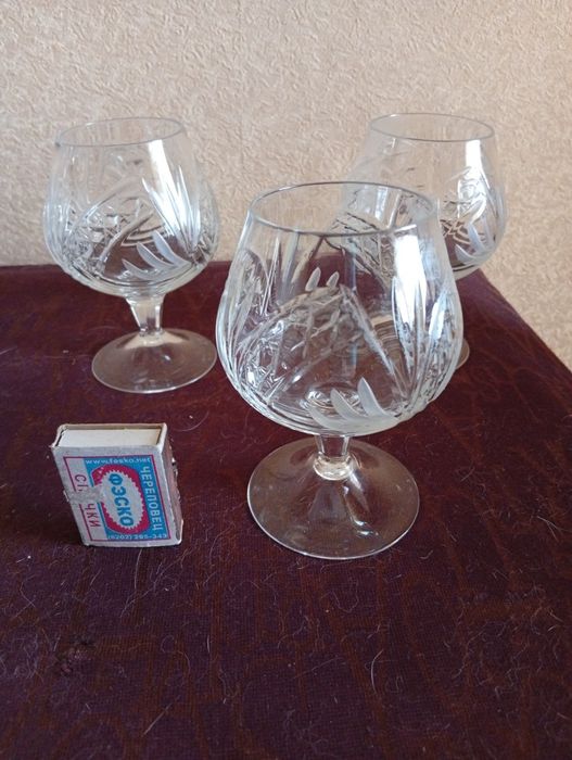 Остатки советского хрусталя