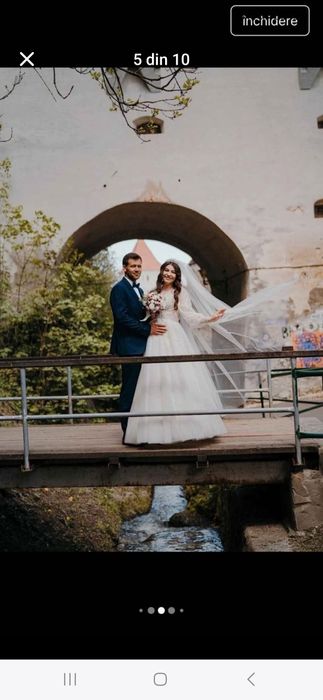 Rochie mireasă și voal
