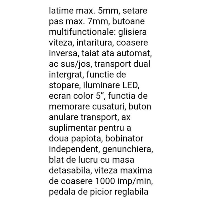 Mașină de cusut profesională Bernette b77