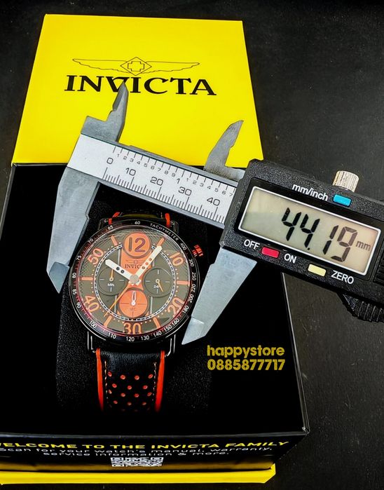 INVICTA Racing Aero Orange 44 mm, Инвикта нов ръчен часовник