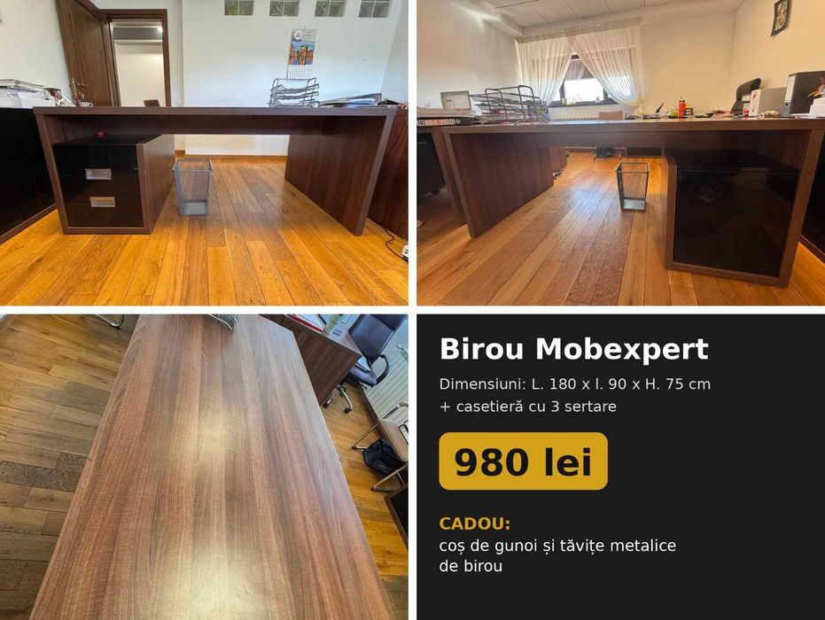 Birou cu casetiera MOBEXPERT