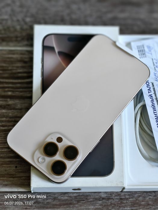 iPhone 16 Pro Max 256 gb ёмкость 100
