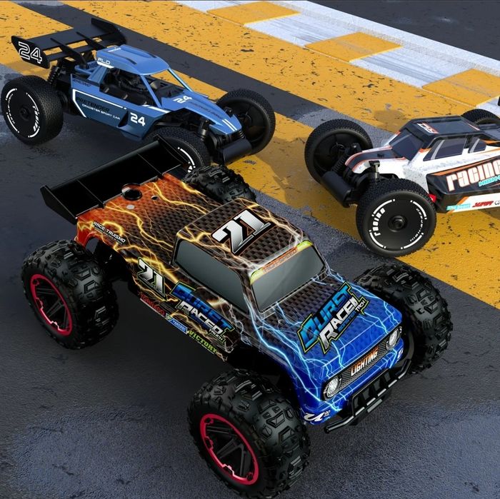 Радиоуправляемая машинка с подсветкой и паром