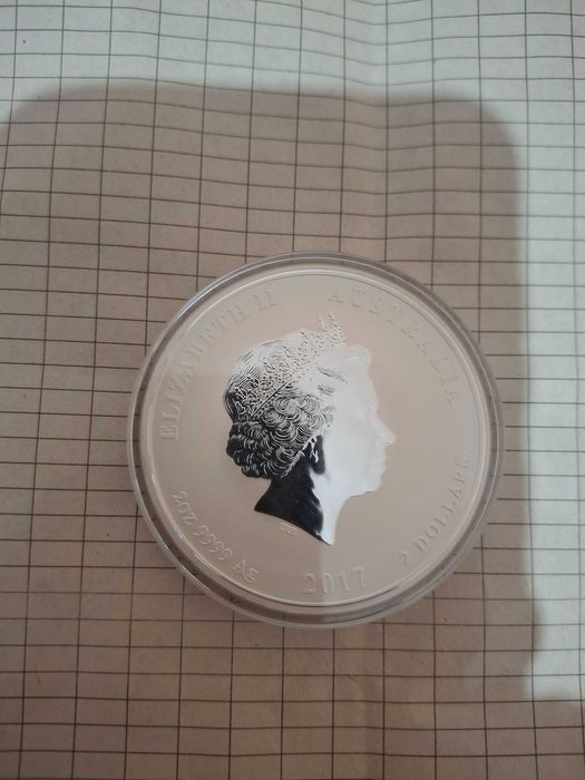 Ново!!2 oz Сребро Година на петел 2017