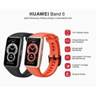 Bratara fitness Huawei Band 6 culori Negru Roz Portocaliu nou Sigilata