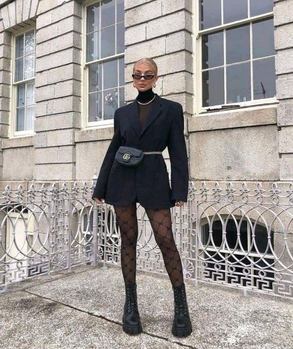 Колготки Gucci с логотипом бренда