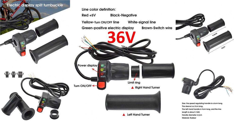 Acceleratie bicicleta electrica 36V. Nou in ambalaj!
