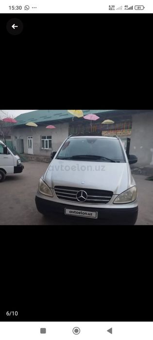 Мерседес бенс вито пропан газ бензин 111матор миневен заводской