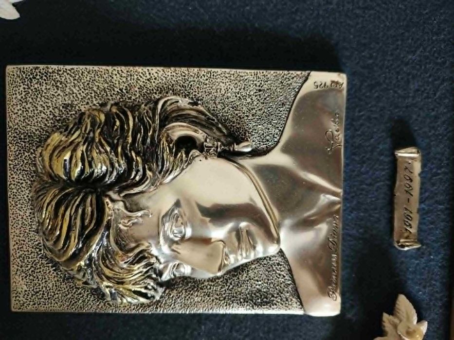 Tablou Cu Argint 925- Printesa Diana -Regina Inimilor-