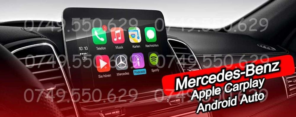 Activare Apple CarPlay pentru masinile Mercedes A B C CLA GLA GLE GLC