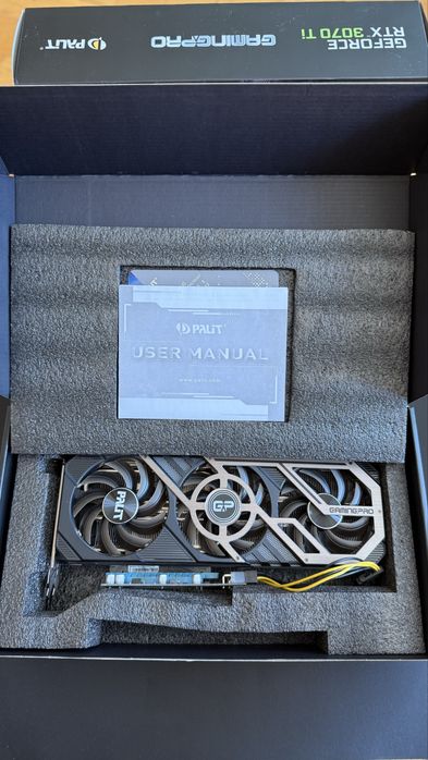 Palit GeForce RTX 3070 Ti GamingPro 8GB , перфектно състояние