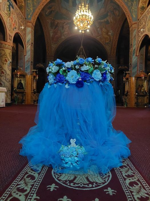 Decor botez pentru biserica