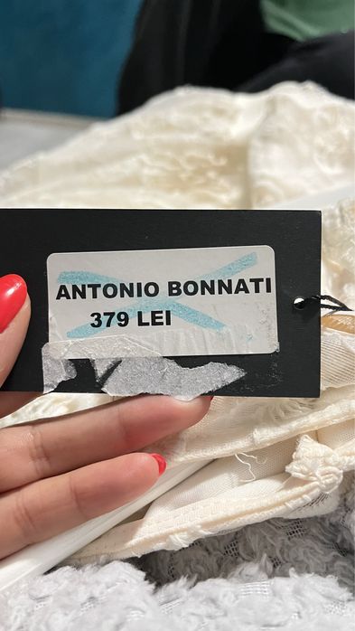 Rochie de cununie crem baby doll