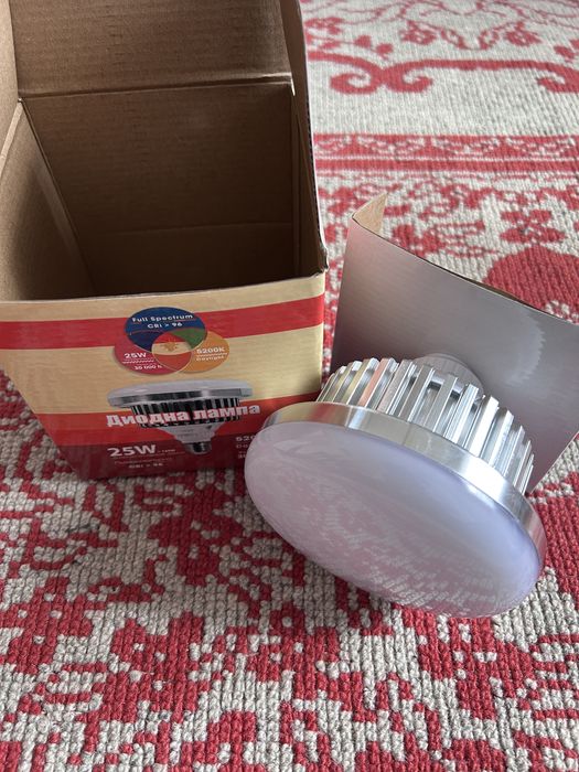 LED фотографска лампа за софтбокс – 25W, 5200K, CRI >96
