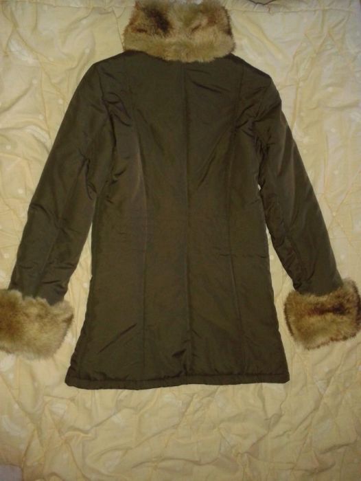 НОВО дамско оригинално яке ARTIGLI с естествен косъм