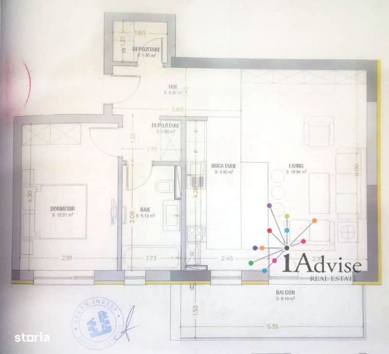 Studio Inchiriere, Urban Plaza, Mobilat si Utilat
