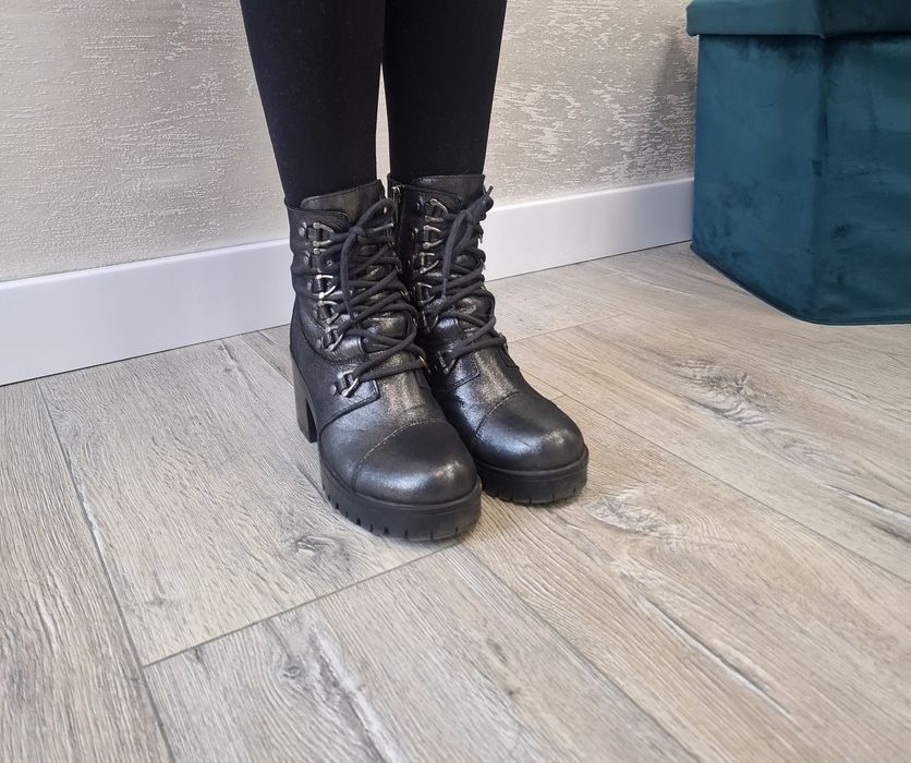 Дамски боти естествена кожа 37 номер