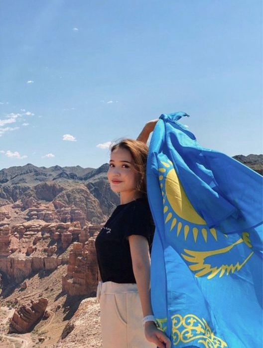 Флаги Казахстана. Флаг РК. Ту.