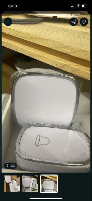 Безжичен звънец за контакт