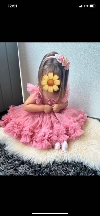 Superba rochie fetița m 110