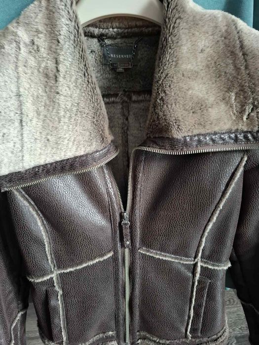 Стилен дамски кожух -"Reserved"