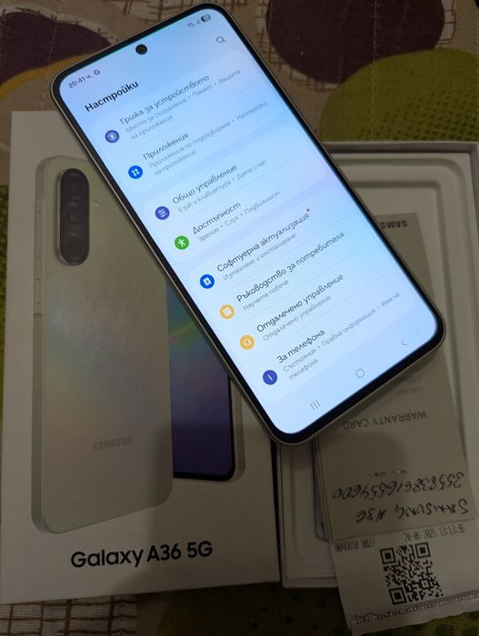 Samsung A36 5G 128gb , гаранция