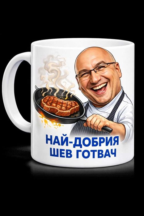 КАРИКАТУРА или СНИМКА върху ЧАША или  Рамка бърза изработка