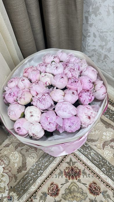 Цветы Пионы 35 штук