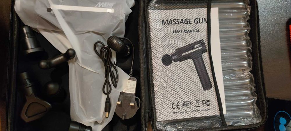 Мускулен масажор за тяло MKHS, 30 скорости 6 глави облекчава болка