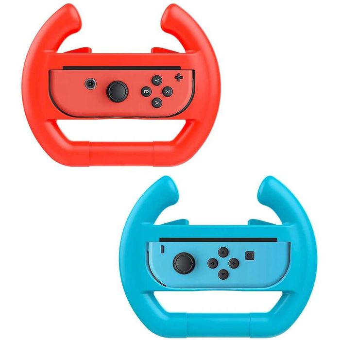 10 in 1 Kit Accesorii Nintendo Switch controller grip si volan Joy-Con