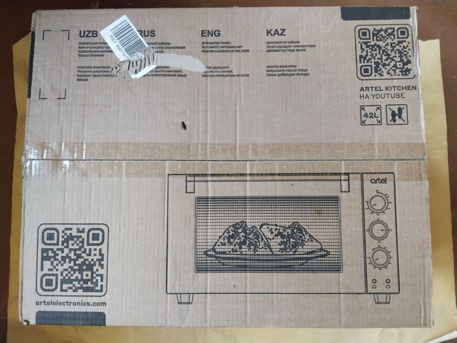 Мини печь Artel 42 л новая