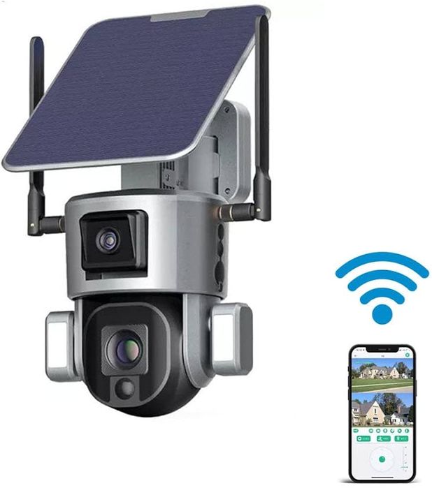 Solar security camera Y5 4K (новая модель)