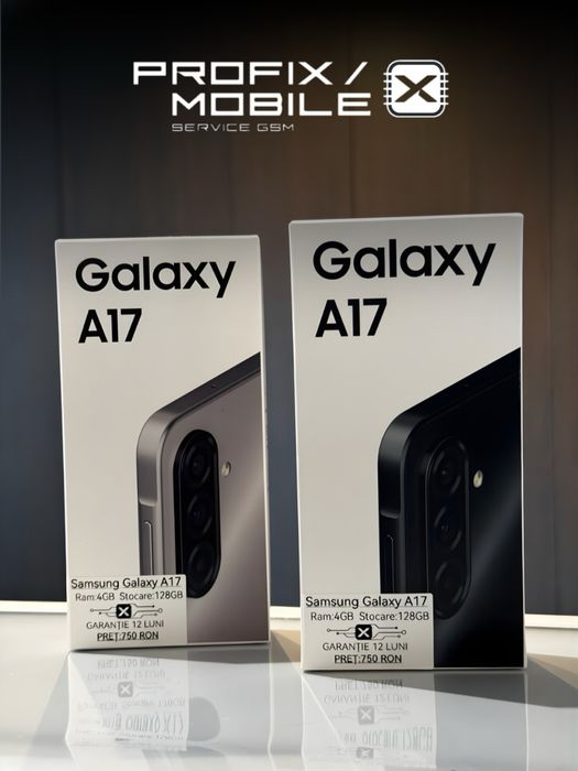 Samsung A17 Black/Silver 128 GB Sigilat/Garantie