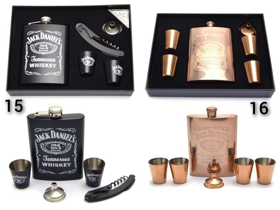 Подаръчен Комплект - Манерка с Аксесоари Jack Daniels и други !!!