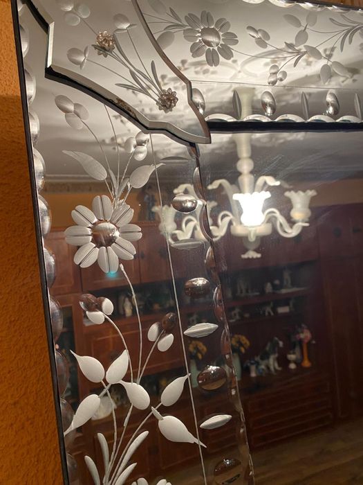 Oglinda stil venetian cristal