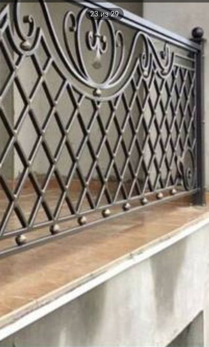 Навес решетка перилла козерёк