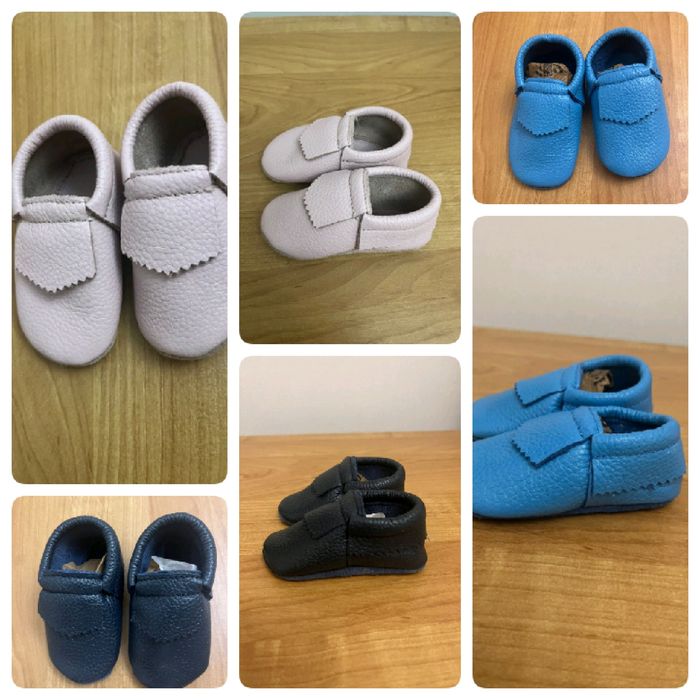 Детская новая кожаная обувь