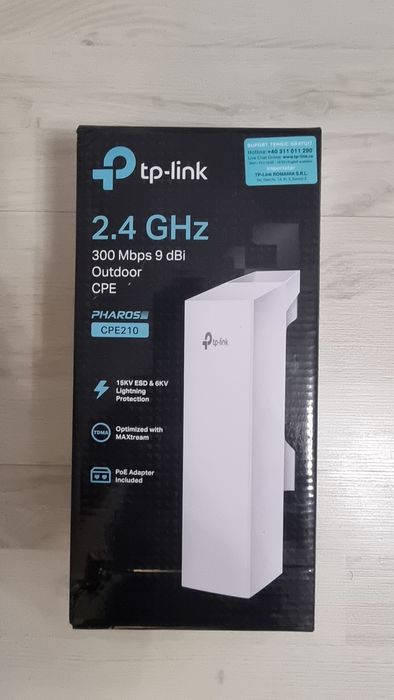 Access Point WiFi 2.4GHz PoE TP-Link 300Mbps – CPE210