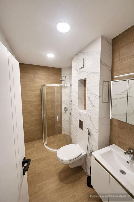 Двустаен апартамент под наем в Център