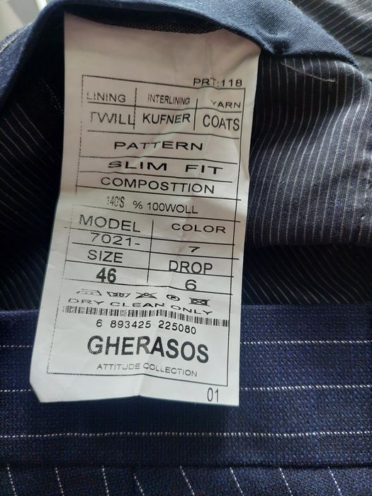 Costum Gherasos Slim fit